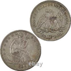 1858 Seated Liberty Half Dollar XF/AU 90% Silver SKUI4763