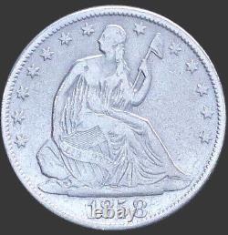 1858-o Seated Liberty Half Dollar! In Amazing Condition