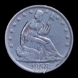 1858-o Seated Liberty Half Dollar! In Spectacular Condition