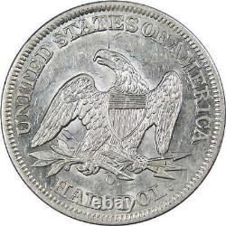 1859 O Seated Liberty Half Dollar CH AU Choice About Uncirculated 90% Silver 50c