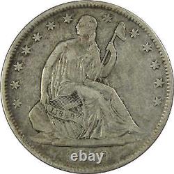 1859 O Seated Liberty Half Dollar VF Very Fine 90% Silver 50c US Type Coin