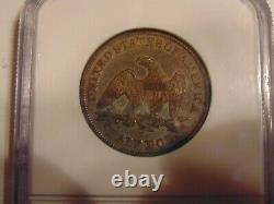 1859 O seated liberty half dollar NGC AU 50