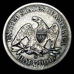 1859-S Seated Liberty Half Dollar Silver - Nice Type Coin - #SW101