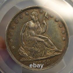 1859 Seated half dollar, PCGS XF45. Type Coin Company