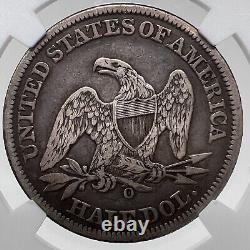 1859-o 50c Seated Liberty Half Dollar Ngc Vf20