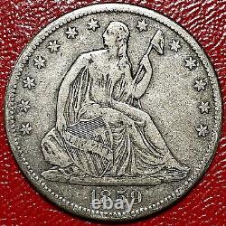 1859-s Seated Liberty Half Dollar