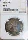1860 Liberty Seated Half 50c Ngc Xf-45 Extra Fine Toned Coin