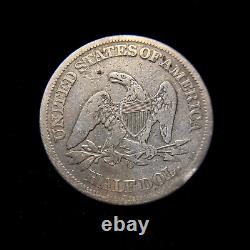 1860 O Liberty Seated Silver Half Dollar VF Type Coin 50c Rare