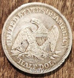 1860-O Seated Liberty Half Dollar