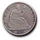 1860-o Seated Liberty Half Dollar Silver 50c