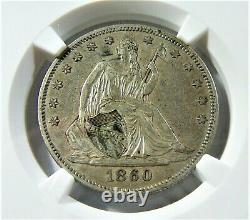 1860 O Seated Liberty Silver Half Dollar PCGS XF45