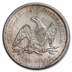 1861 Liberty Seated Half Dollar AU SKU#254763
