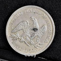 1861 Liberty Seated Half Dollar Ch AU Details (#35035)