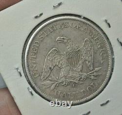 1861-O 50C Seated-Liberty Half-Dollar VERY NICE