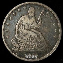 1861-O 50c CSA Obv Seated Liberty Half Dollar Fine Det CONFEDERATE! Lot#T923