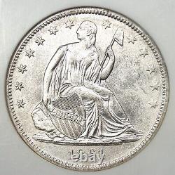 1861-O CSA Seated Liberty Confederate Half Dollar SS Republic 50C W-11 NGC UNC