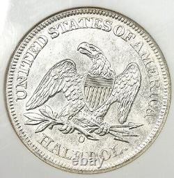 1861-O CSA Seated Liberty Confederate Half Dollar SS Republic 50C W-11 NGC UNC