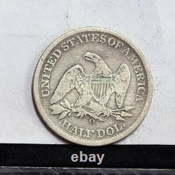 1861-O Liberty Seated Half Dollar VF Details (#35935)