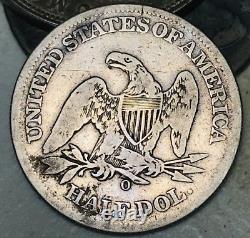 1861 O Seated Liberty Half Dollar 50C CIVIL WAR DATE 90% Silver US Coin CC19921