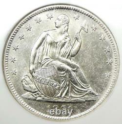1861-O Seated Liberty Half Dollar 50C Coin NGC UNC B (MS) SS Shipwreck