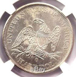 1861-O Seated Liberty Half Dollar 50C Coin NGC Uncirculated Details (UNC MS)