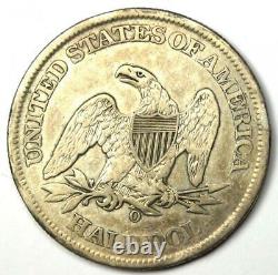 1861-O Seated Liberty Half Dollar 50C XF Detail (EF) Rare Civil War Coin