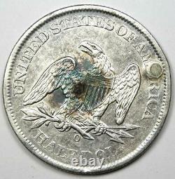 1861-O Seated Liberty Half Dollar 50C XF Detail (Plugged) Civil War Coin