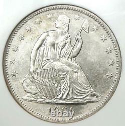 1861-O Seated Liberty Half Dollar 50C from SS Republic Shipwreck NGC UNC (MS)