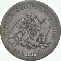1861-O Seated Liberty Half Dollar 7961