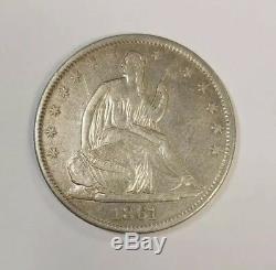 1861-O Seated Liberty Half Dollar Almost Uncirculated Details