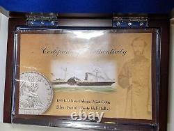 1861-O Seated Liberty Half Dollar W-07 NGC Shipwreck! SS Republic