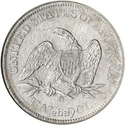 1861 O US Seated Liberty Silver Half Dollar 50C NGC Shipwreck Effect SS Republic