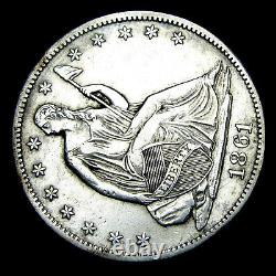 1861-S Seated Liberty Half Dollar Silver Stunning Details Type Coin - #BB201