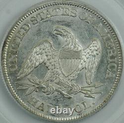 1861 Seated Liberty Half Dollar AU 58 PCGS Civil War