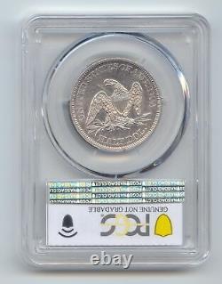 1861 Seated Liberty Half Dollar, PCGS Secure Holder, XF Details