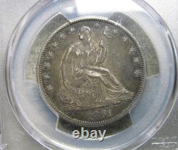 1861 Seated Liberty Half Dollar Silver - PCGS XF-45 Coin - #944A