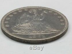 1861-o Seated Liberty Half Dollar Au Details