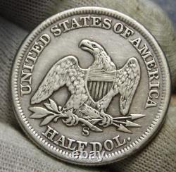 1861S Seated Liberty Half Dollar