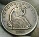 1861s Seated Liberty Half Dollar 50 Cents. Key Date, Nice Coin (216)