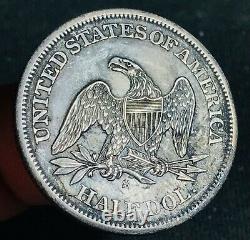 1862 S Seated Liberty Half Dollar 50C Civil War Date GEM Silver US Coin CC11165