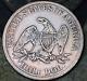 1863 S Seated Liberty Half Dollar 50c Civil War Date 90% Silver Us Coin Cc18656