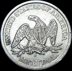 1863-S Seated Liberty Half Dollar - STUNNING - #F466