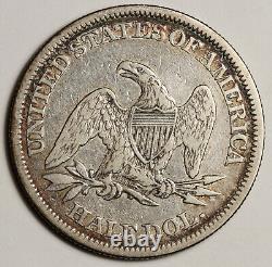 1863 Seated Liberty Half. V. F. 150578