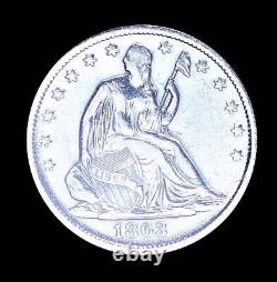 1863-s Seated Liberty Half Dollar! In Exemplary Condition