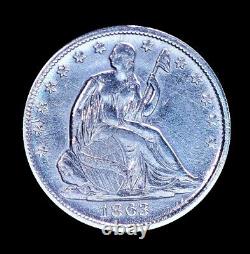 1863-s Seated Liberty Half Dollar! In Exemplary Condition