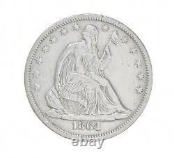 1864-S Seated Liberty Half Dollar 2464