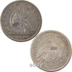 1864 S Seated Liberty Half Dollar XF EF Details 90% Silver SKUI7964