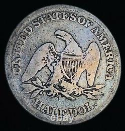 1864 Seated Liberty Half Dollar 50C Civil War Date Good Silver US Coin CC12100