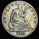 1864 Seated Liberty Half Dollar 50c Civil War Date Good Silver Us Coin Cc12903