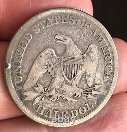 1864 Seated Liberty Half Dollar, scarce date